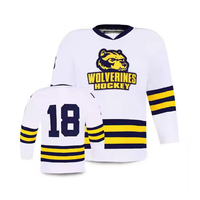 Low MOQ China Günstige Großhandel Custom No Logo Blank Hockey Trikots