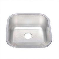 Évier de cuisine en acier inoxydable avec planche à laver, évier utilitaire pour buanderie, lavabo simple pour balcon/chambre