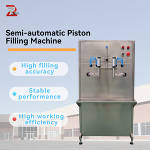 Máquina de llenado de aceite de cocina de aceite de palma de aceite lubricante de 2 boquillas semiautomática pequeña - Product Image 2