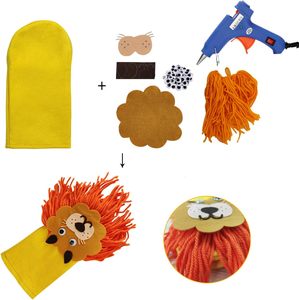 Kit para Hacer Marionetas de Mano, Manualidades Artísticas, Marionetas de Fieltro, Marionetas Personalizadas Creativas, Juego de Roles, Suministros para Fiestas Infantiles - Product Image 4