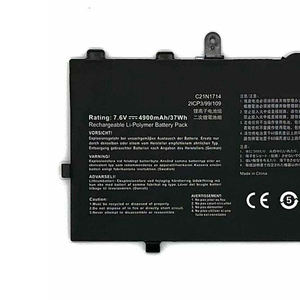 C21N1714 0B200-02740000แบตเตอรี่แล็ปท็อปของแท้สำหรับ <span class=keywords><strong>Asus</strong></span> <span class=keywords><strong>Vivobook</strong></span> <span class=keywords><strong>Flip</strong></span> แบตเตอรี่โน้ตบุ๊กแบบชาร์จไฟได้ TP401NA <span class=keywords><strong>14</strong></span> TP401CA - Product Image 2