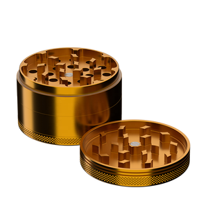 Golden Color Smoking Aluminum <strong>Grinder</strong> <strong>Herb</strong> Crusher Smoking <strong>Grinder</strong> Custom Logo, Tobacco <strong>Grinders</strong> <strong>Herb</strong> - Product Image 4