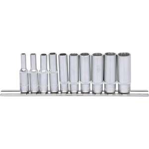 KS เครื่องมือ-917.0630 1/4 ''12จุดชุดซ็อกเก็ต, ลึก (10ชิ้น)-EAN 4042146566343ซ็อกเก็ตมือ1/4" - Product Image 1