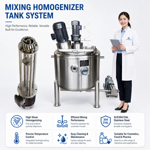 Mélangeur homogénéisateur sous vide, four homogénéisateur, mélangeur sous vide pour produits cosmétiques et de soin corporel - Product Image 2