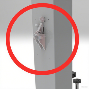 Dongkrak Mobil Dua Tiang Manual/Elektrik 5,5 Ton dengan Pengunci Manual/Elektrik, Tinggi Angkat 1900mm dan Jarak Tiang 3300mm - Product Image 5