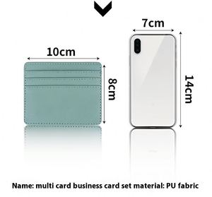 Cartera de Cuero de Alta Calidad para Tarjetas de Visita Personalizada - Product Image 2
