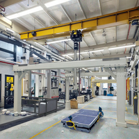 Robot portique industriel personnalisé 5 tonnes avec moteur à engrenages pour chargement/déchargement automatique de charges lourdes et palettisation, axe linéaire personnalisé