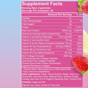 เยลลี่คอลลาเจนเสริมอาหารแบบไม่มีน้ำตาล ขายดี รับผลิตแบรนด์ส่วนตัว (OEM) ขายส่ง - Product Image 2