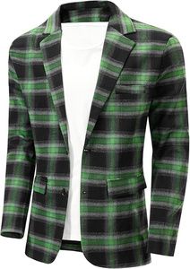 Nouvelle Veste de Costume Décontractée à <span class=keywords><strong>Carreaux</strong></span> à Manches Longues pour <span class=keywords><strong>Homme</strong></span> – <span class=keywords><strong>Blazer</strong></span> Tendance en Promotion - Product Image 4