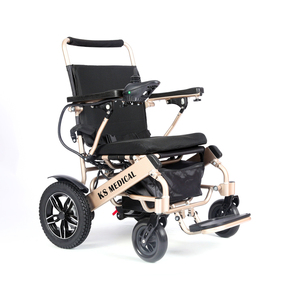 Silla de Ruedas Eléctrica Plegable KSM-601 con Ruedas Sólidas Todoterreno y Batería de Litio de Largo Alcance para Uso Diario - Product Image 1