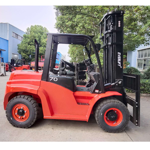 FD70T 7ton diesel Engine Powered Forklift Truck 3m -6m diesel Fuel Isuzu Engine for Heavy Counter-weight Forklifts - Product Image 6