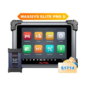 2024 Autel Maxisys Elite Ii Pro Elite2 Eliteii Als Ultra Ms 908S J2534 Herprogrammeertool Kan Ip Slimme Diagnostische Scanner Vinden