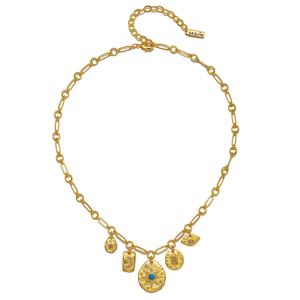 Colgante Europeo Americano de Acero Inoxidable en Color Oro de 18K con Cadena de Eslabones para el Día de San Valentín, Día de la Madre o Otras Ocasiones de Regalo - Product Image 2