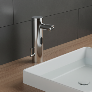 Robinet mitigeur de lavabo en laiton à commande automatique, monotrou, à poser sur comptoir, prix de gros - Product Image 4