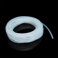 Tuyau en silicone extrudé flexible haute température 7 mm x 11 m, vulcanisé au platine, pour pompe péristaltique et machine à café