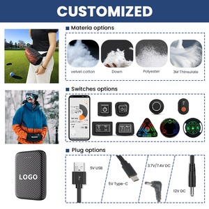 सर्दियों के आराम और गर्मी के लिए 5V यूएसबी गोल्फ हीटेड पाउच आउटडोर स्पोर्ट हैंड मफ्स हीटेड हैंडवार्मर - Product Image 4