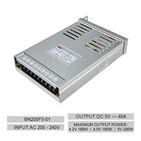 Alimentation étanche Bina 4.5V 4.2V 5V 200W – Convertisseur de tension sur mesure pour éclairage paysager et matrice LED murale extérieure