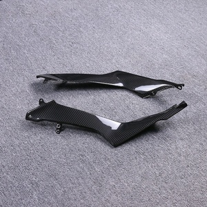 Panneaux latéraux de réservoir en fibre de carbone sèche compatibles CBR1000RR-R 2021-2025, carénage latéral de moto, finition brillante ou mate en option - Product Image 2