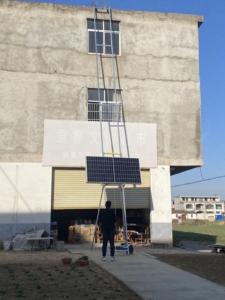 Panel surya listrik, <span class=keywords><strong>Lift</strong></span> Hoist Panel fotovoltaik pengangkat tangga 10m 15m 20m 25m - Product Image 3