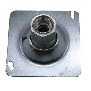 4 Inch Round Swivel Fixture Hanger With 1/2 Inch Pipe For Round/Octagon Box And Ring-1 per case