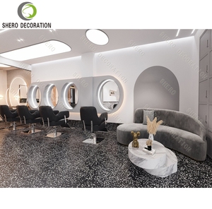 Design d'intérieur de salons de coiffure de luxe, station de coiffure moderne et durable sur mesure pour salon de coiffure, mobilier de salon de coiffure. - Product Image 2