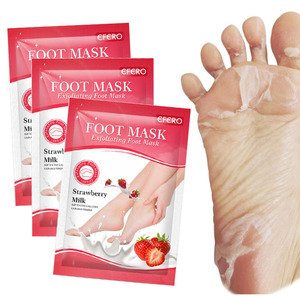 Mascarilla Exfoliante <span class=keywords><strong>para</strong></span> <span class=keywords><strong>Pies</strong></span>, Tratamiento <span class=keywords><strong>para</strong></span> Eliminar Callosidades, Mascarilla Nutritiva Exfoliante <span class=keywords><strong>para</strong></span> <span class=keywords><strong>Pies</strong></span> con Leche de Fresa - Product Image 3