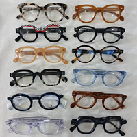 Montures de lunettes optiques en acétate mélangé en gros, en stock, pour hommes et femmes