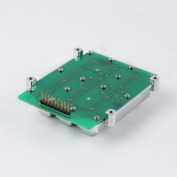 Teclado de retroiluminación LED de 12 teclas/teclado de carcasas de control de acceso/teclado de seguridad para cerradura de puerta de garaje