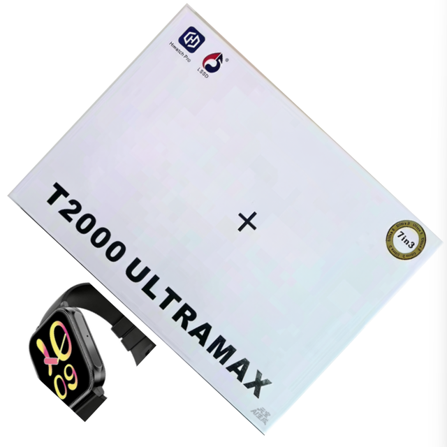 Reloj Connected Watch T2000 Ultra Max Smartwatch Montres Intelligentes Smart Watch With Earphone and Case 7 in 2