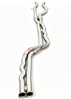 Tuyau intermédiaire à longueur égale en acier inoxydable 304 pour échappement BMW M2C/M3/M4 F80 F82 F83 F8X S55 3.0T 2014-2019, son parfait, personnalisé