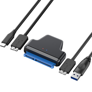 Cable adaptador USB a SATA, convertidor de disco duro USB 3,0 para conexión de almacenamiento externo SSD HDD de 2,5 pulgadas - Product Image 5