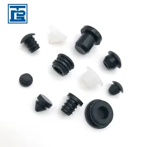 Custom Pijp Water Gat End Seal Siliconen Rubber Producten Bung Stofkap Stekkers Butyl Silicone Rubber Plug Stopper