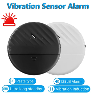 窓ドア振動警報センサー125dBガラス破損振動盗難センサー家庭用安全警報検出器 - Product Image 2