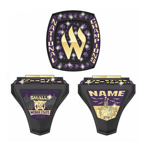 Custom Youth Lakers Championship <b>Rings</b> Basketball Football Baseball Softball Volleyball Made Diamond Wedding Occasions - Product Image 3
