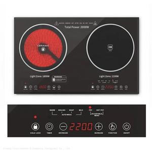 Venta caliente Cocina de Inducción Placa de cerámica de vidrio Control táctil cocina infrarroja 110V cerámica eléctrica olla de cocción lenta 2200W - Product Image 3