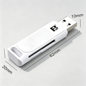 Lecteur de cartes USB 3.0 2 en 1, lecteur de cartes mémoire SD TF, adaptateur multi-cartes haute vitesse pour ordinateur portable <span class=keywords><strong>PC</strong></span> - Product Image 2