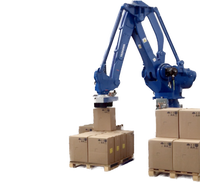 Robot de soudage intelligent à 6 axes avec PLC et boîte de vitesses, bras robotique robuste pour l'application de soudage de pièces en usine