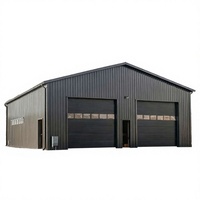 Kits de construction métalliques modernes préfabriqués pour entrepôts, ateliers, hangars, garages et abris de voiture avec garantie de 5 ans