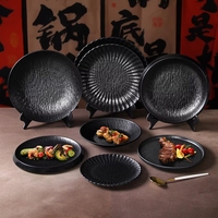 Services de vaisselle en mélamine écologiques, durables, compatibles lave-vaisselle, non toxiques, pour restaurants commerciaux et hôtels, style Japandi