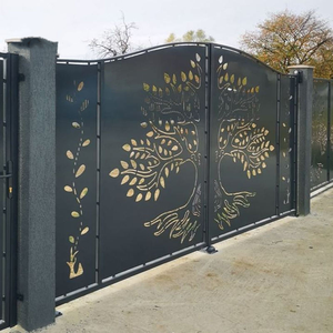 Biombos Modernos para Jardín de Acero Corten, Corte Láser, Móviles, Rústicos, Tamaño Personalizado - Product Image 2