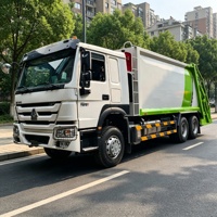 Camion compacteur de déchets Howo 6x4 avec moteur Weichai, 371HP/400HP Euro2, pneus 12R22.5, conduite à gauche/droite, essieu HC16