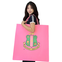 Sac fourre-tout en feutre imprimé personnalisé, sac à main réutilisable en tissu pour cadeau de sororité, shopping, usage quotidien et voyage