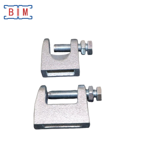 Morsetto a C Regolabile di Alta Qualità per Canale Unistrut Zincato Malleabile - Product Image 1