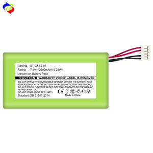 <span class=keywords><strong>Batterie</strong></span> pour <span class=keywords><strong>enceinte</strong></span> Bluetooth <span class=keywords><strong>JBL</strong></span> SRS-X3 SRS-XB2 SRS-XB20, pleine capacité 7.4v 2600mAh, <span class=keywords><strong>batterie</strong></span> lithium-ion ST-01 ST-02 - Product Image 1