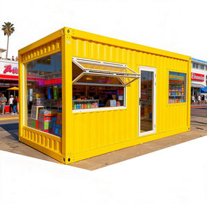 Boutique mobile modulaire 10ft 20ft, bar et café contemporains en conteneur, magasin de proximité amovible - Product Image 5