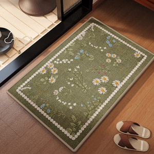 Tapis <span class=keywords><strong>de</strong></span> sol moderne <span class=keywords><strong>de</strong></span> luxe léger en polyester tissé imprimé, fabriqué à la machine, antidérapant, absorbant et à séchage rapide pour salle <span class=keywords><strong>de</strong></span> bain et toilettes - Offre Spéciale - Product Image 4