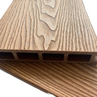 Plancher en composite bois-plastique (WPC) à emboîtement, finition grain de bois 3D, antidérapant, extérieur, 60*30cm, DIY, pour terrasse