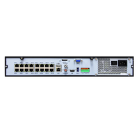 Enregistreur vidéo réseau PoE 16 canaux H.265+ en temps réel avec alarme de port HDMI absolutement vide, 4K 8MP, NVR PoE 16 canaux