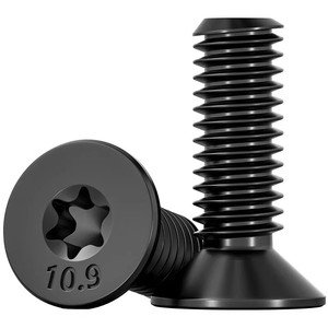 Black High Strength Grade 10.9 GB2673 Countersunk Star Drive Screws M4 M5 M6 M8 M10 For Construction - Product Image 1