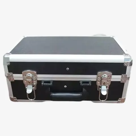 2021 Werkzeug verriegelung Clear Top Storage Display Demo-Medaillen Carry Box Raumsc halter Multifunktions-Demo-Koffer Aluminium Hard Aktentasche